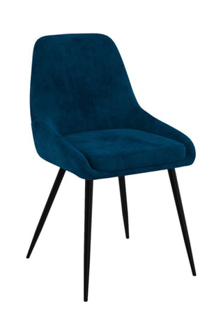 2 chaises Olivia - 47,5 x 79 x 54 cm - Revêtement en velours