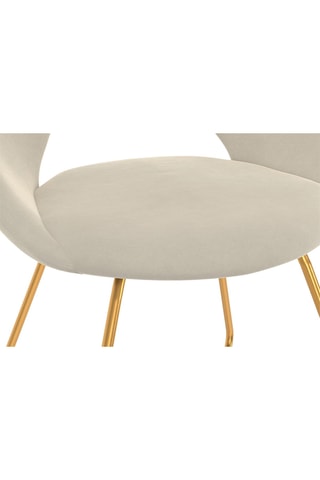 2 chaises Malone - 50 x 60 x 79 cm - Toucher velours
