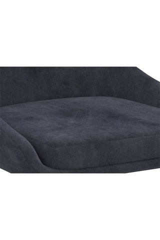 6 chaises Olivia - 47,5 x 79 x 54 cm - Revêtement en velours