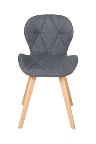 4 chaises en bois et hévéa Gatsby - 
50 x 79 x 48 cm