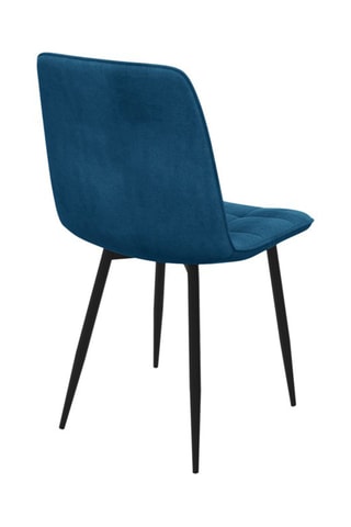 6 chaises Linda - 46 x 88 x 55 cm - Toucher velours