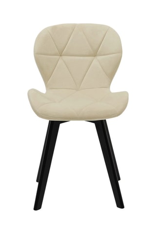 4 chaises Daisy - 
Beige, gris clair, gris foncé et rose