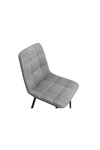 6 chaises Linda - 46 x 88 x 55 cm - Toucher velours