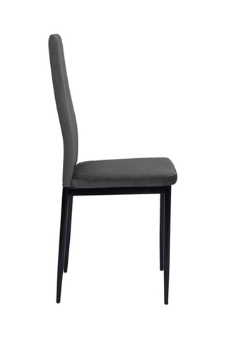 6 chaises Jade - 39 x 96 x 41,5 cm - Revêtement en velours