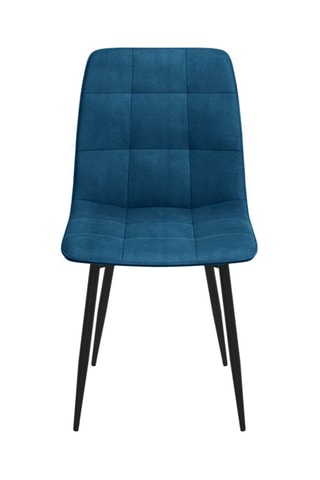 6 chaises Linda - 46 x 88 x 55 cm - Toucher velours
