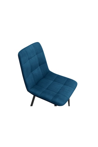 6 chaises Linda - 46 x 88 x 55 cm - Toucher velours