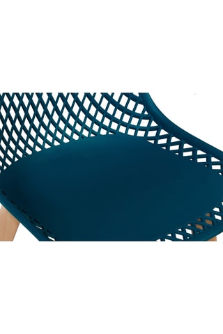 4 chaises Maelle - 54 x 86 x 56 cm - Pieds en hêtre
