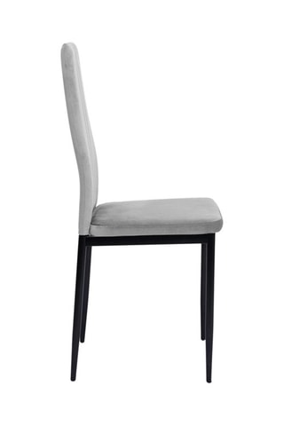 6 chaises Jade - 39 x 96 x 41,5 cm - Revêtement en velours