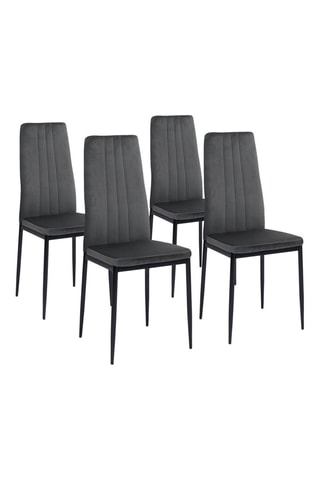 4 chaises Jade - 39 x 96 x 41,5 cm