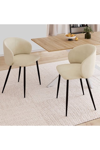 2 chaises Léona - 51 x 71 x 53 cm