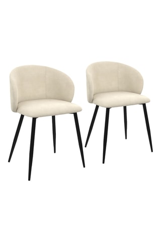 2 chaises Léona - 51 x 71 x 53 cm