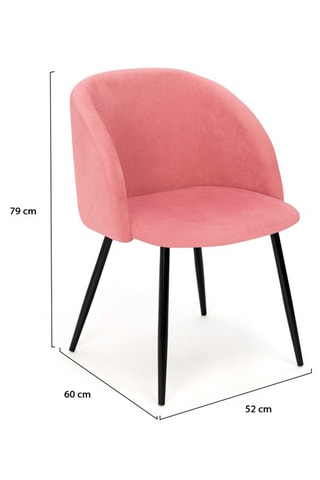 2 chaises Nina - 52 x 60 x 79 cm