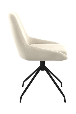 2 chaises Olivia - 47,5 x 79 x 54 cm - Revêtement en velours