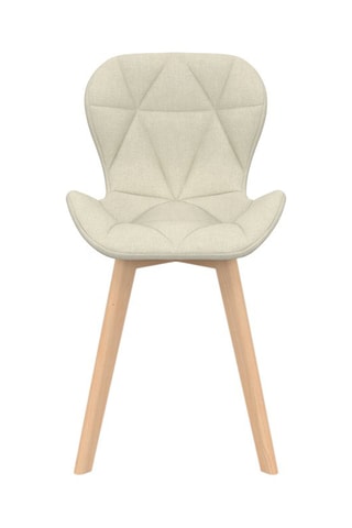 2 chaises en bois et hévéa Gatsby - 50 x 79 x 48 cm