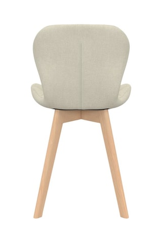 2 chaises en bois et hévéa Gatsby - 50 x 79 x 48 cm