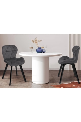 2 chaises en bois Daisy - 46 x 79 x 50 cm