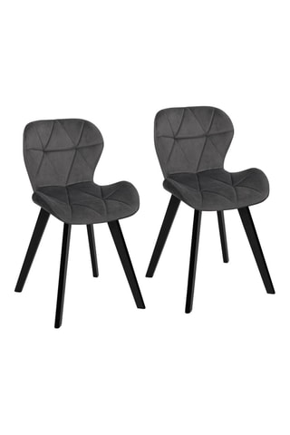 2 chaises en bois Daisy - 46 x 79 x 50 cm