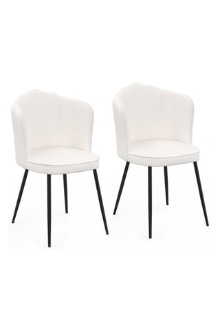 2 chaises Arielle - 55 x 82 x 51 cm