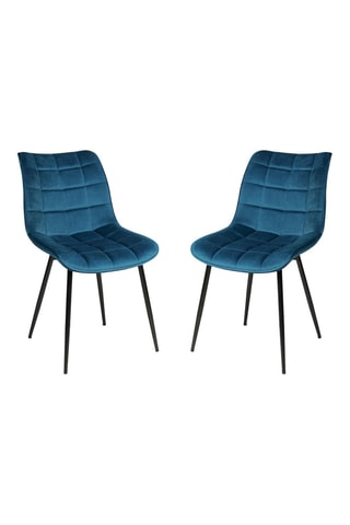 2 chaises en bois Melinda - 46 x 62,5 x 84 cm