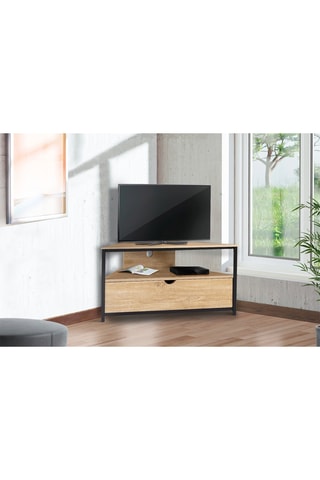 Meuble TV d'angle Memphis - 100 x 45 x 30 cm