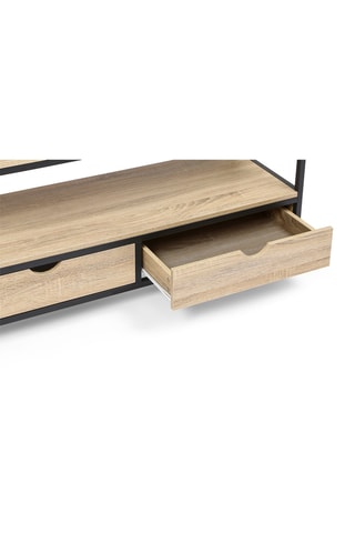 Meuble TV 2 tiroirs Memphis - 113 x 40 x 55 cm