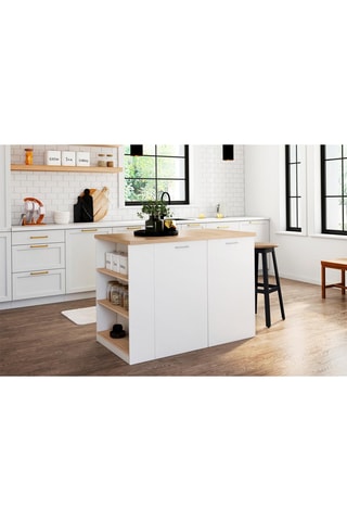 Ilot central de cuisine Dario - 120 x 70 x 90 cm