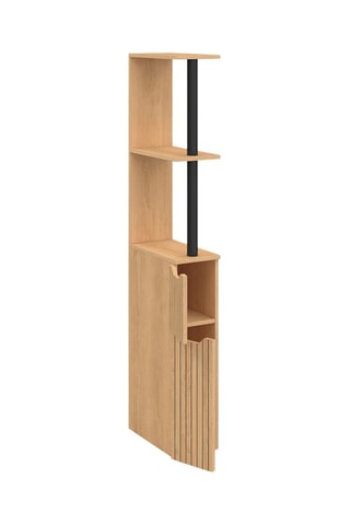 Colonne salle de bain 2 portes Faustine - 15,5 x 30 x 118,5 cm