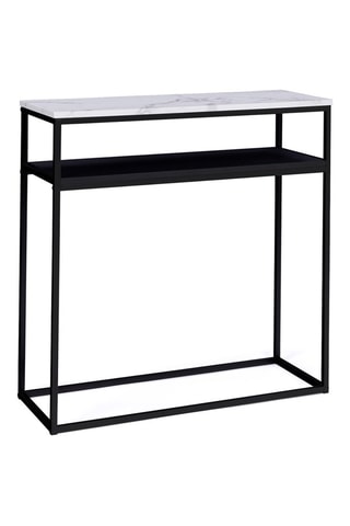 Console double plateau Glam - 80 x 30 x 80 cm