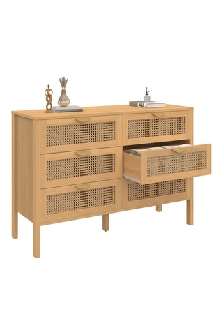 Commode 6 tiroirs Eve - 118 x 80 x 40 cm