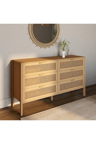 Commode 6 tiroirs Eve - 140 x 80 x 40 cm