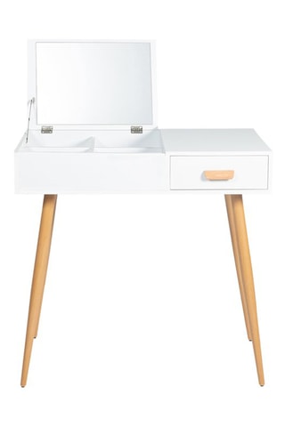 Coiffeuse 2 tiroirs Serena - 90 x 39 x 75 cm
