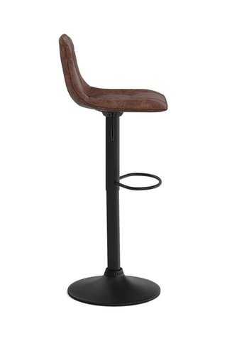 2 tabourets de bar Edison - 39 x 83-104 x 42 cm