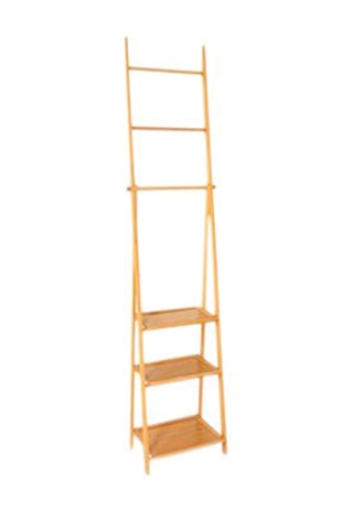 Etagère porte-serviette Maya - Structure en bambou - 53 x 31 x 152 cm