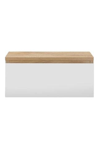 2 tables de chevet suspendues 1 tiroir Tom - 40 x 18 x 30 cm