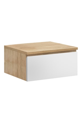 2 tables de chevet suspendues 1 tiroir Tom - 40 x 18 x 30 cm