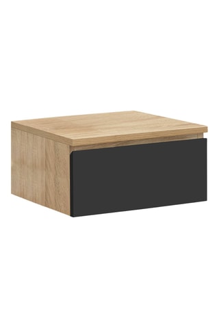2 tables de chevet suspendues 1 tiroir Tom - 40 x 18 x 30 cm