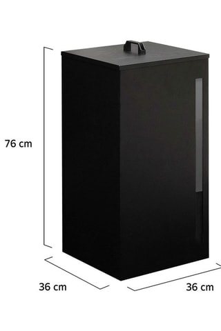 Réservoir à granules - 70 l - 36 x 36 x 76 cm