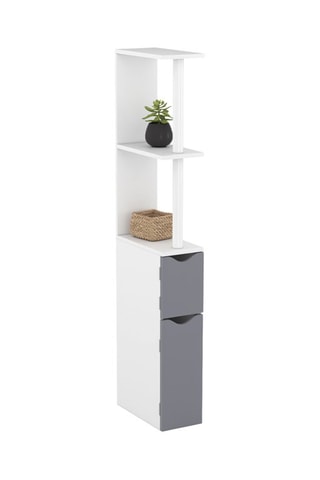 Meuble WC 2 portes - 15,2 x 118 x 29,8 cm