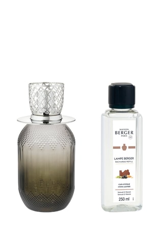 Coffret lampe à catalyse Evanescence et recharge parfumée Cuir mystique - 250 ml