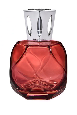 Lampe à catalyse en verre laqué Résonance - Rouge paprika