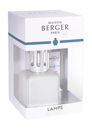 Coffret lampe à catalyse Glaçon et recharge parfumée Delicat Musc Blanc - 250 ml