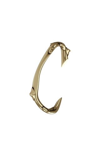 Pulseira rígida - Banhada a ião ouro amarelo
