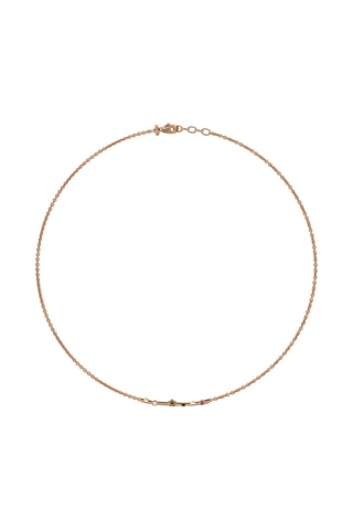Colar - Banhada a ião ouro rosa e turmalinas