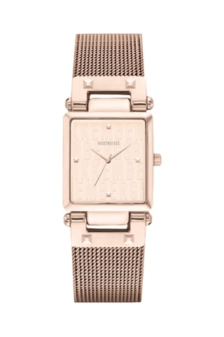 Relógio de quartzo em aço - Dourado-rosa