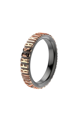 Anel - Preto e dourado-rosa