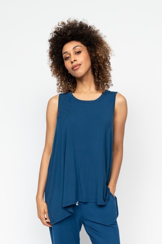Top de pijama Harriet - Azul-marinho