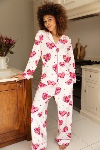 Camisa de pijama Aria - Branco