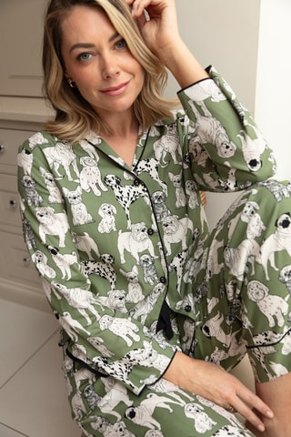 Camisa de pijama Nancy - Verde