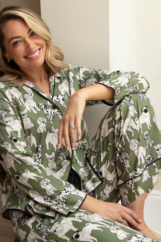 Camisa de pijama Nancy - Verde