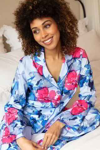 Camisa de pijama Lyla - Azul-celeste